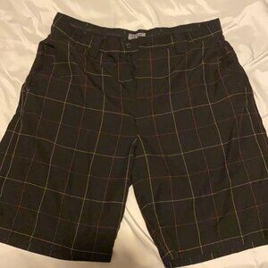 Mens IZOD plaid shorts